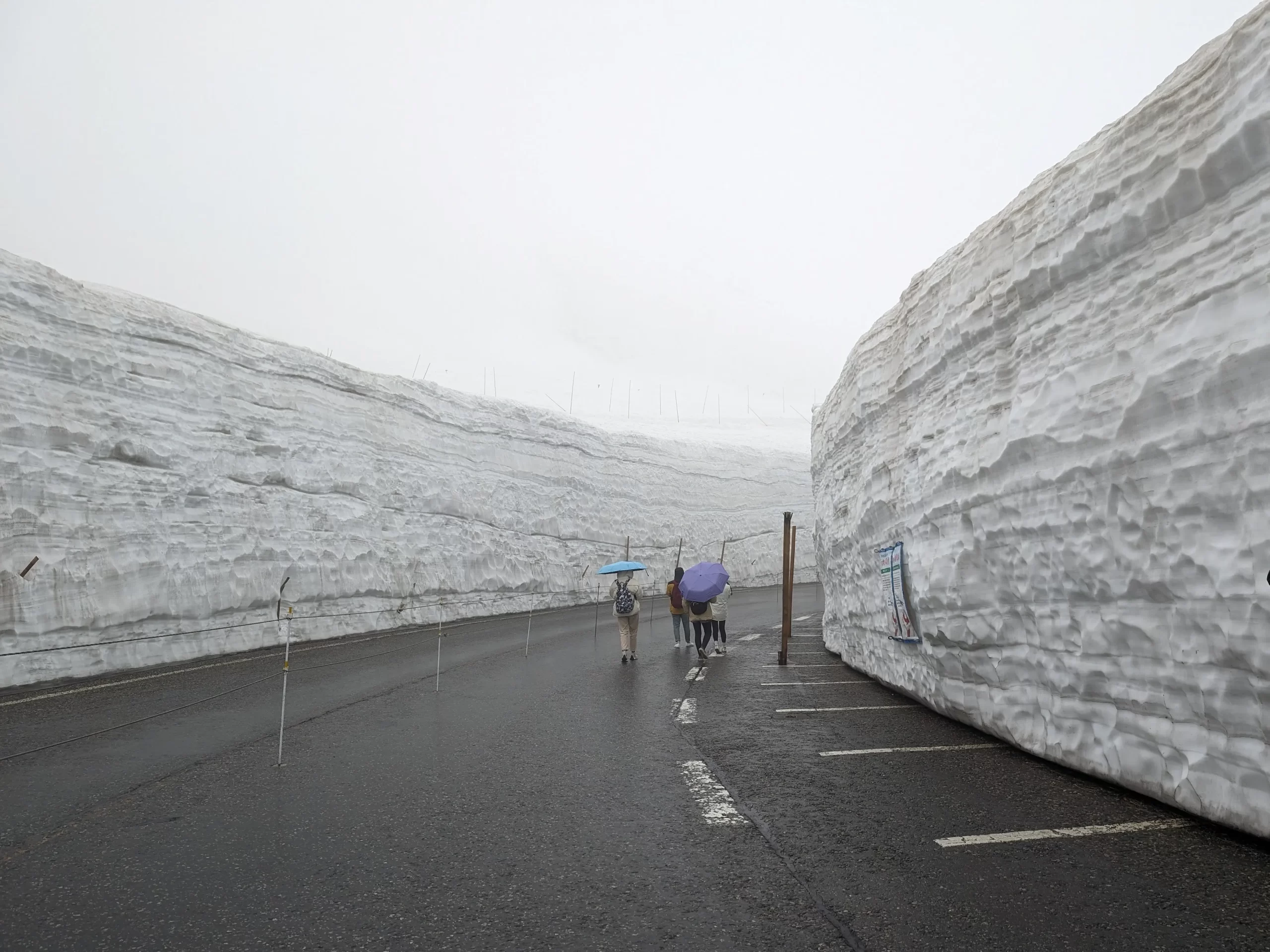 Tateyama Kurobe Alpine Route snow corridor